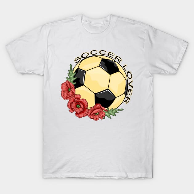 Soccer T-Shirt by Designoholic